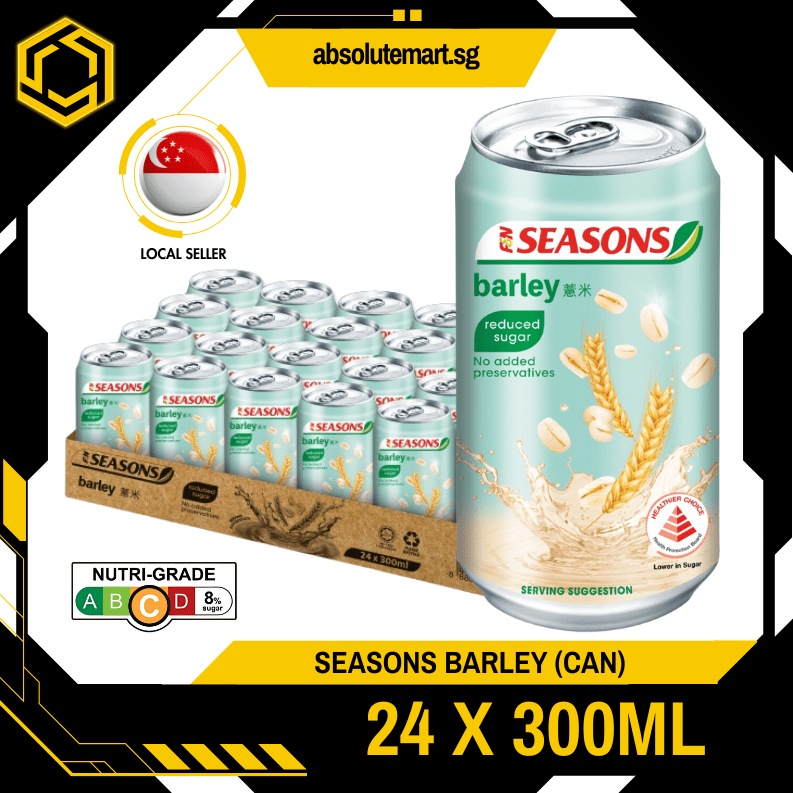 F&N SEASONS Barley 300ML X 24 (CAN) - ABSOLUTE MARTF&N SEASONS Barley 300ML X 24 (CAN)