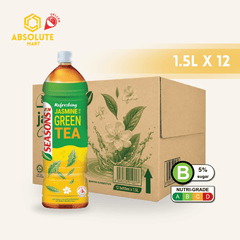 F&N Seasons Jasmine Green Tea 1.5L X 12 (BOTTLE) - ABSOLUTE MARTF&N Seasons Jasmine Green Tea 1.5L X 12 (BOTTLE)Flavoured & Milk Tea