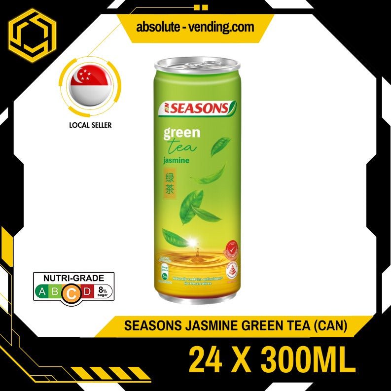 F&N SEASONS Jasmine Green Tea 300ML X 24 (CAN) - ABSOLUTE MARTF&N SEASONS Jasmine Green Tea 300ML X 24 (CAN)