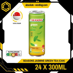 F&N SEASONS Jasmine Green Tea 300ML X 24 (CAN) - ABSOLUTE MARTF&N SEASONS Jasmine Green Tea 300ML X 24 (CAN)
