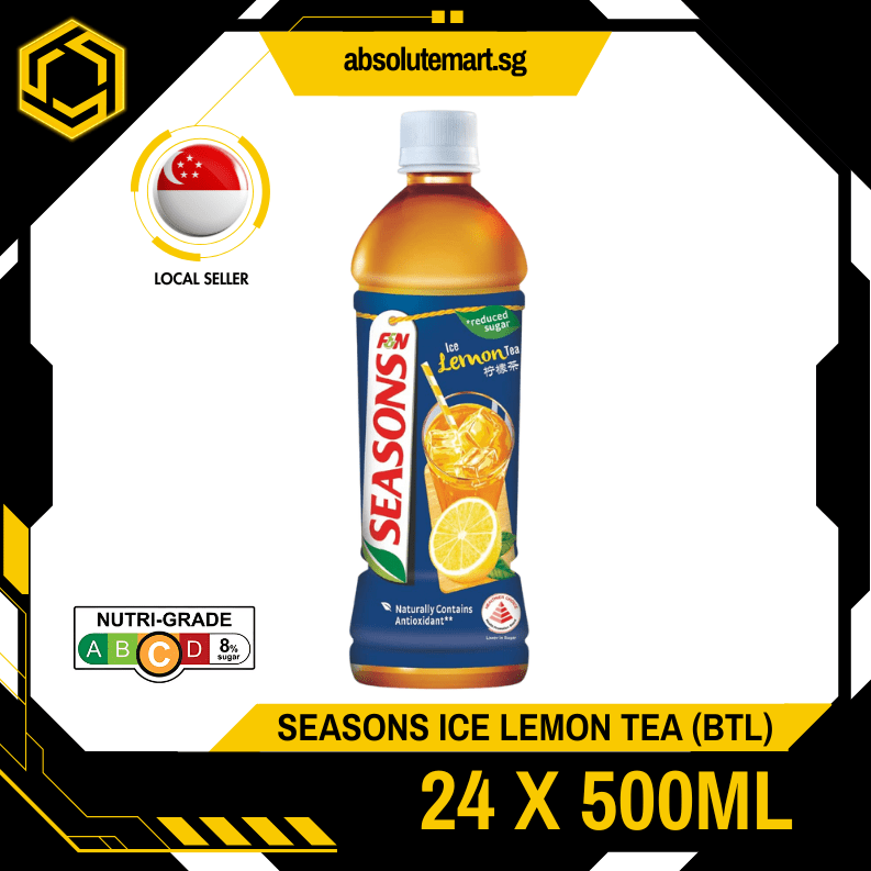 F&N SEASONS Lemon Tea 500ml X 24 (BOTTLE) - ABSOLUTE MARTF&N SEASONS Lemon Tea 500ml X 24 (BOTTLE)