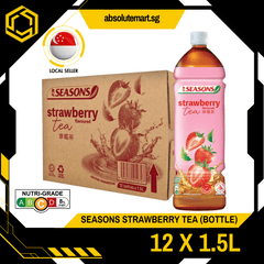 F&N SEASONS Strawberry Tea 1.5L X 12 (BOTTLE) - ABSOLUTE MARTF&N SEASONS Strawberry Tea 1.5L X 12 (BOTTLE)