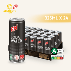 F&N Soda Water 325ML X 24 (CAN) - ABSOLUTE MARTF&N Soda Water 325ML X 24 (CAN)Tonic & Mixers