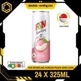 F&N Sparkling Korean Peach Zero 325ML X 24 (CAN) - ABSOLUTE MARTF&N Sparkling Korean Peach Zero 325ML X 24 (CAN)