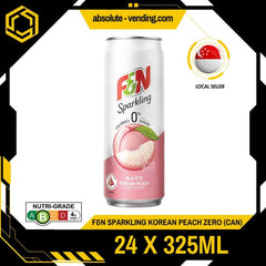 F&N Sparkling Korean Peach Zero 325ML X 24 (CAN) - ABSOLUTE MARTF&N Sparkling Korean Peach Zero 325ML X 24 (CAN)