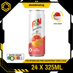 F&N Sparkling Pink Grapefruit Zero 325ML X 24 (CAN) - ABSOLUTE MARTF&N Sparkling Pink Grapefruit Zero 325ML X 24 (CAN)