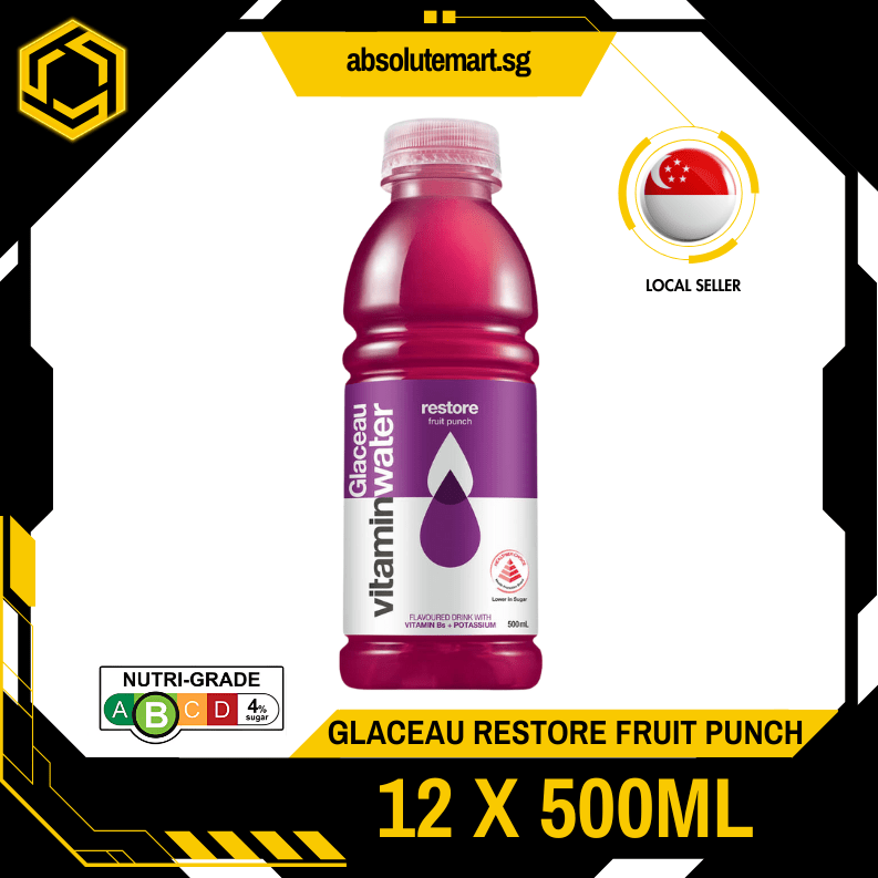 GLACEAU Vitamin Water Restore 500ML X 12 (BOTTLES) - ABSOLUTE MARTGLACEAU Vitamin Water Restore 500ML X 12 (BOTTLES)