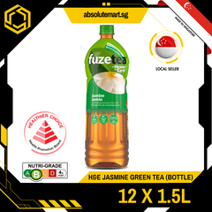 H&E Fuze Green Tea 1.5L X 12 (BOTTLES) - ABSOLUTE MARTH&E Fuze Green Tea 1.5L X 12 (BOTTLES)