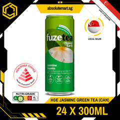 H&E Fuze Green Tea 300ML X 24 (CAN) - ABSOLUTE MARTH&E Fuze Green Tea 300ML X 24 (CAN)