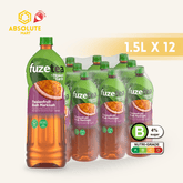 H&E Fuze Passionfruit Tea 1.5L X 12 (BOTTLES) - ABSOLUTE MARTH&E Fuze Passionfruit Tea 1.5L X 12 (BOTTLES)Flavoured & Milk Tea