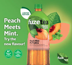 H&E Fuze Peach Mint Tea 500ML X 24 (BOTTLE) - ABSOLUTE MARTH&E Fuze Peach Mint Tea 500ML X 24 (BOTTLE)