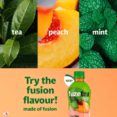 H&E Fuze Peach Mint Tea 500ML X 24 (BOTTLE) - ABSOLUTE MARTH&E Fuze Peach Mint Tea 500ML X 24 (BOTTLE)Flavoured & Milk Tea