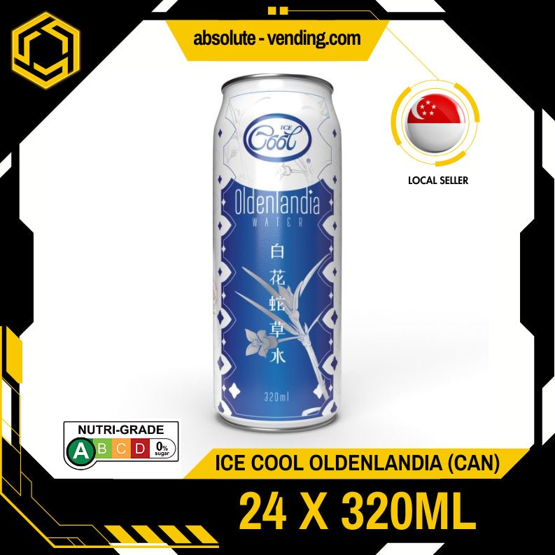 ICE COOL Oldenlandia Water 320ML X 24 (CANS) - ABSOLUTE MARTICE COOL Oldenlandia Water 320ML X 24 (CANS)