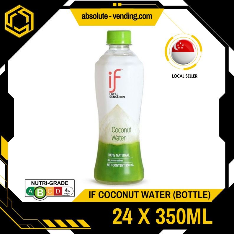 IF 100% Coconut Water 350ML x 24 (BOTTLE) - ABSOLUTE MARTIF 100% Coconut Water 350ML x 24 (BOTTLE)