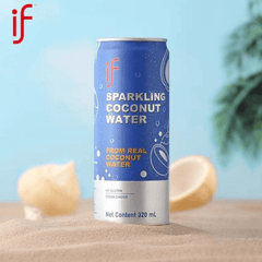 IF Sparkling Coconut Water 330ML X 24 (CAN) - ABSOLUTE MARTIF Sparkling Coconut Water 330ML X 24 (CAN)Coconut Water