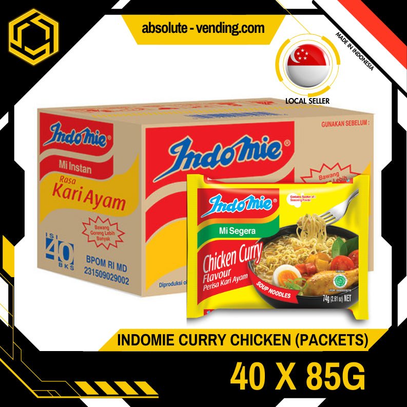 INDOMIE Mee Chicken Curry Flavour 40 PACK X 72G (PACKETS) - ABSOLUTE MARTINDOMIE Mee Chicken Curry Flavour 40 PACK X 72G (PACKETS)