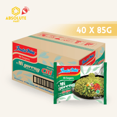 INDOMIE Mee Goreng Green Chilli 40 PACK X 85G (PACKETS) - ABSOLUTE MARTINDOMIE Mee Goreng Green Chilli 40 PACK X 85G (PACKETS)Instant Noodles