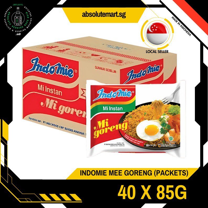 INDOMIE Mee Goreng (Original) 40 PACK X 85G (PACKETS) - ABSOLUTE MARTINDOMIE Mee Goreng (Original) 40 PACK X 85G (PACKETS)