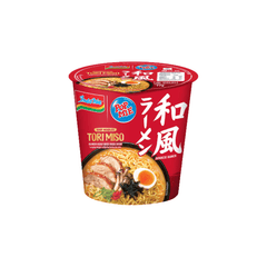 INDOMIE PREMIUM Pop Mie Tori Miso 70G X 12 (CUP) - ABSOLUTE MARTINDOMIE PREMIUM Pop Mie Tori Miso 70G X 12 (CUP)Instant Noodles