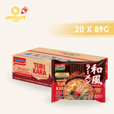 INDOMIE PREMIUM Ramen Tori Kara 89G X 20 PACKETS) - ABSOLUTE MARTINDOMIE PREMIUM Ramen Tori Kara 89G X 20 PACKETS)Instant Noodles