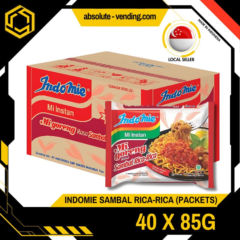 INDOMIE Sambal Rica Rica 85G X 40 (PACKETS) - ABSOLUTE MARTINDOMIE Sambal Rica Rica 85G X 40 (PACKETS)