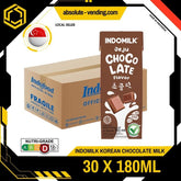 INDOMILK Korean Chocolate Milk 180ML X 30 (TETRA) - ABSOLUTE MARTINDOMILK Korean Chocolate Milk 180ML X 30 (TETRA)
