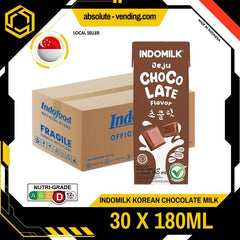 INDOMILK Korean Chocolate Milk 180ML X 30 (TETRA) - ABSOLUTE MARTINDOMILK Korean Chocolate Milk 180ML X 30 (TETRA)