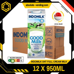 INDOMILK UHT Full Cream Milk 950ML X 12 (TETRA) - ABSOLUTE MARTINDOMILK UHT Full Cream Milk 950ML X 12 (TETRA)