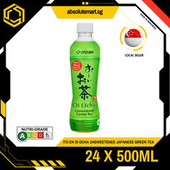 ITO EN Oi Ocha Unsweetened Japanese Green Tea 500ML X 24 (BOTTLE) - ABSOLUTE MARTITO EN Oi Ocha Unsweetened Japanese Green Tea 500ML X 24 (BOTTLE)