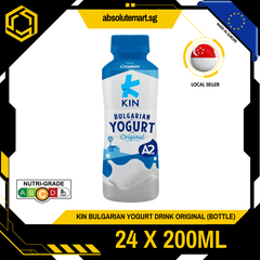 KIN Bulgarian Yogurt Drink Original 200ML X 24 (BOTTLE) - ABSOLUTE MARTKIN Bulgarian Yogurt Drink Original 200ML X 24 (BOTTLE)