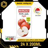 MARIGOLD 100% Apple Juice 200ML X 24 (TETRA) - ABSOLUTE MARTMARIGOLD 100% Apple Juice 200ML X 24 (TETRA)