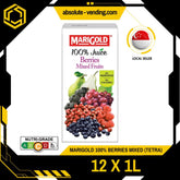 MARIGOLD 100% Berries Mixed Fruit Juice 1L X 12 (TETRA) - ABSOLUTE MARTMARIGOLD 100% Berries Mixed Fruit Juice 1L X 12 (TETRA)
