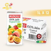 MARIGOLD 100% Tropical Fruit 1L X 12 (TETRA) - ABSOLUTE MARTMARIGOLD 100% Tropical Fruit 1L X 12 (TETRA)Juices