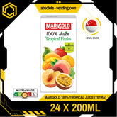 MARIGOLD 100% Tropical Fruit Juice 200ML X 24 (TETRA) - ABSOLUTE MARTMARIGOLD 100% Tropical Fruit Juice 200ML X 24 (TETRA)