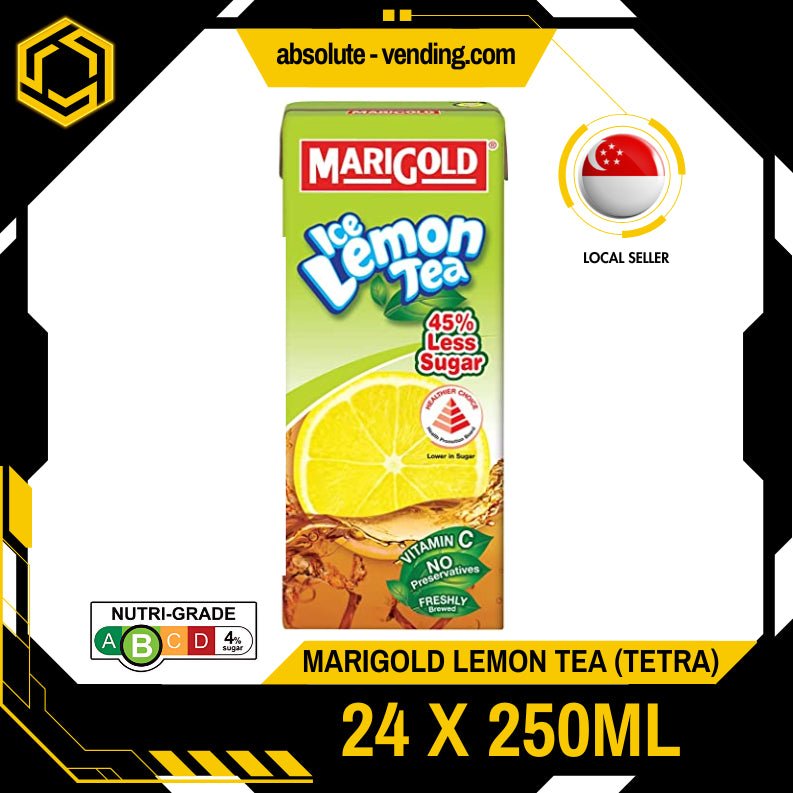 MARIGOLD Asian Drink Lemon Tea 250ML X 24 (TETRA) - ABSOLUTE MARTMARIGOLD Asian Drink Lemon Tea 250ML X 24 (TETRA)
