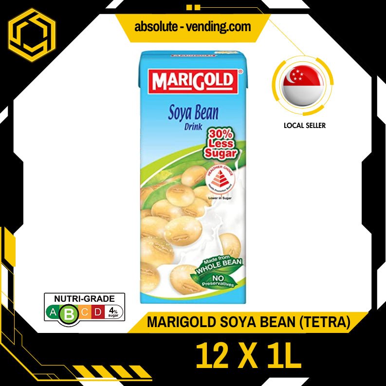 MARIGOLD Asian Drink Soya Bean 1L X 12 (TETRA) - ABSOLUTE MARTMARIGOLD Asian Drink Soya Bean 1L X 12 (TETRA)