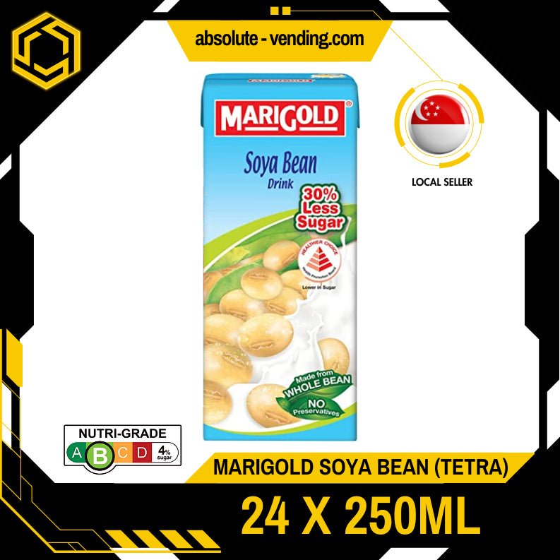 MARIGOLD Asian Drink Soya Bean 250ML X 24 (TETRA) - ABSOLUTE MARTMARIGOLD Asian Drink Soya Bean 250ML X 24 (TETRA)