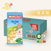 MARIGOLD Asian Drink Soya Bean Less Sugar 1L X 12 (TETRA) - ABSOLUTE MARTMARIGOLD Asian Drink Soya Bean Less Sugar 1L X 12 (TETRA)Asian Drinks