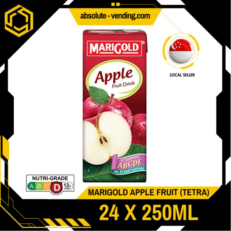 MARIGOLD Fruit Drink Apple 250ML X 24 (TETRA) - ABSOLUTE MARTMARIGOLD Fruit Drink Apple 250ML X 24 (TETRA)