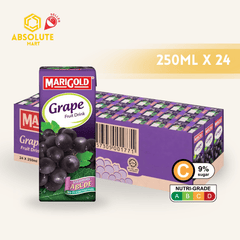 MARIGOLD Fruit Drink Grape 250ML X 24 (TETRA) - ABSOLUTE MARTMARIGOLD Fruit Drink Grape 250ML X 24 (TETRA)Fruit Drinks