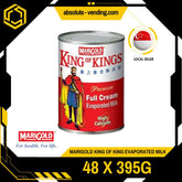 MARIGOLD King of Kings Evaporated Milk 395G X 48 (CAN) - ABSOLUTE MARTMARIGOLD King of Kings Evaporated Milk 395G X 48 (CAN)