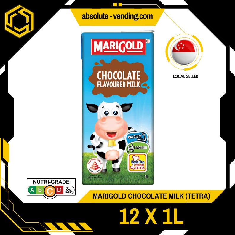 MARIGOLD UHT Chocolate Milk 1L X 12 (TETRA) - ABSOLUTE MARTMARIGOLD UHT Chocolate Milk 1L X 12 (TETRA)
