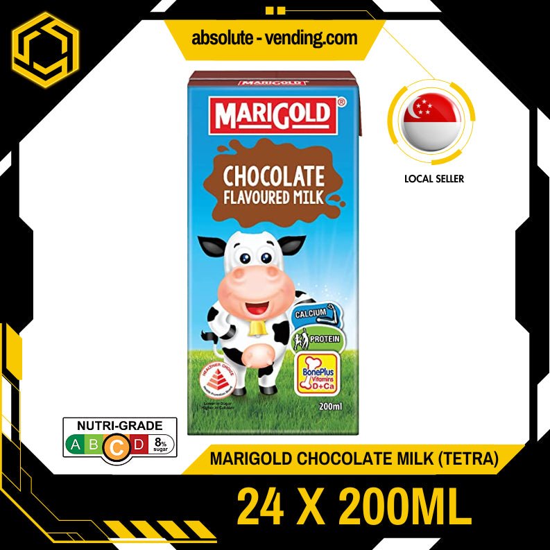 MARIGOLD UHT Chocolate Milk 200ML X 24 (TETRA) - ABSOLUTE MARTMARIGOLD UHT Chocolate Milk 200ML X 24 (TETRA)
