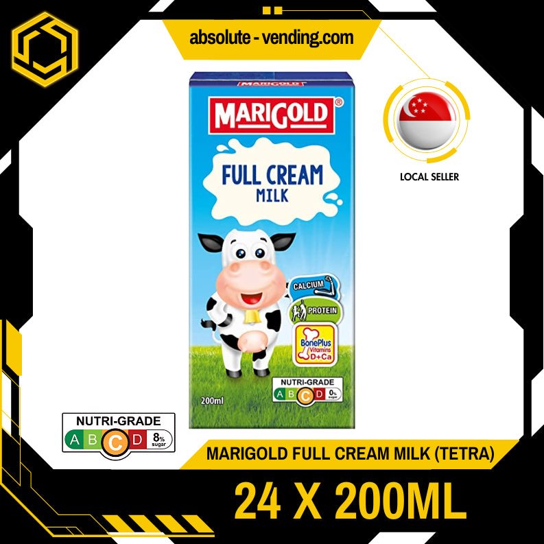 MARIGOLD UHT FULL CREAM MILK 200ML X 24 (TETRA) - ABSOLUTE MARTMARIGOLD UHT FULL CREAM MILK 200ML X 24 (TETRA)