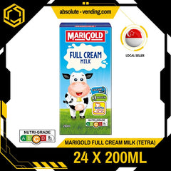 MARIGOLD UHT FULL CREAM MILK 200ML X 24 (TETRA) - ABSOLUTE MARTMARIGOLD UHT FULL CREAM MILK 200ML X 24 (TETRA)