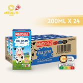 MARIGOLD UHT FULL CREAM MILK 200ML X 24 (TETRA) - ABSOLUTE MARTMARIGOLD UHT FULL CREAM MILK 200ML X 24 (TETRA)Dairy Milk