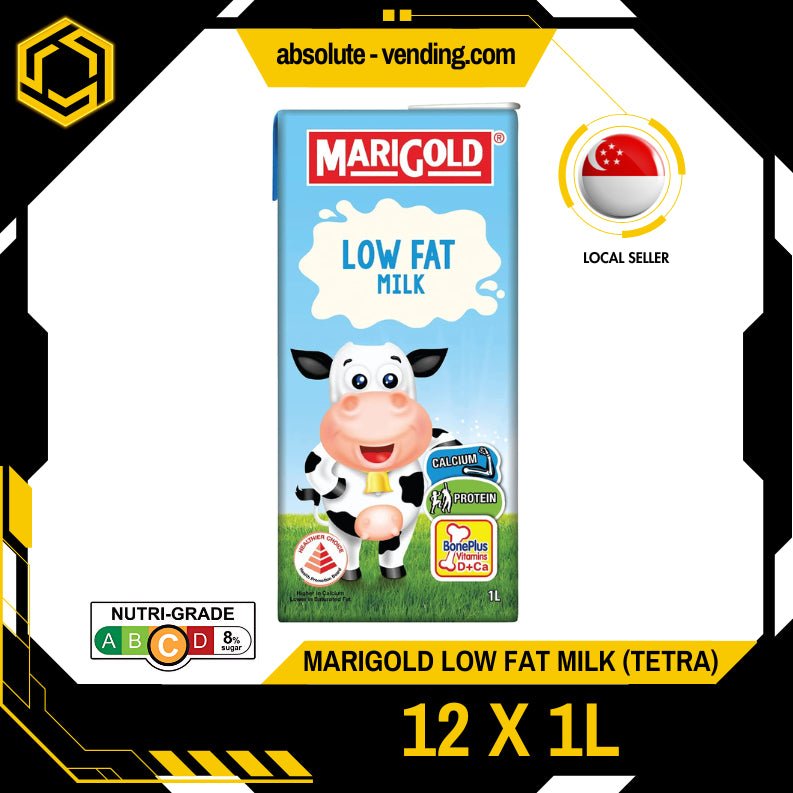 MARIGOLD UHT Low Fat Milk 1L X 12 (TETRA) - ABSOLUTE MARTMARIGOLD UHT Low Fat Milk 1L X 12 (TETRA)