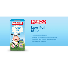 MARIGOLD UHT Low Fat Milk 1L X 12 (TETRA) - ABSOLUTE MARTMARIGOLD UHT Low Fat Milk 1L X 12 (TETRA)Dairy Milk