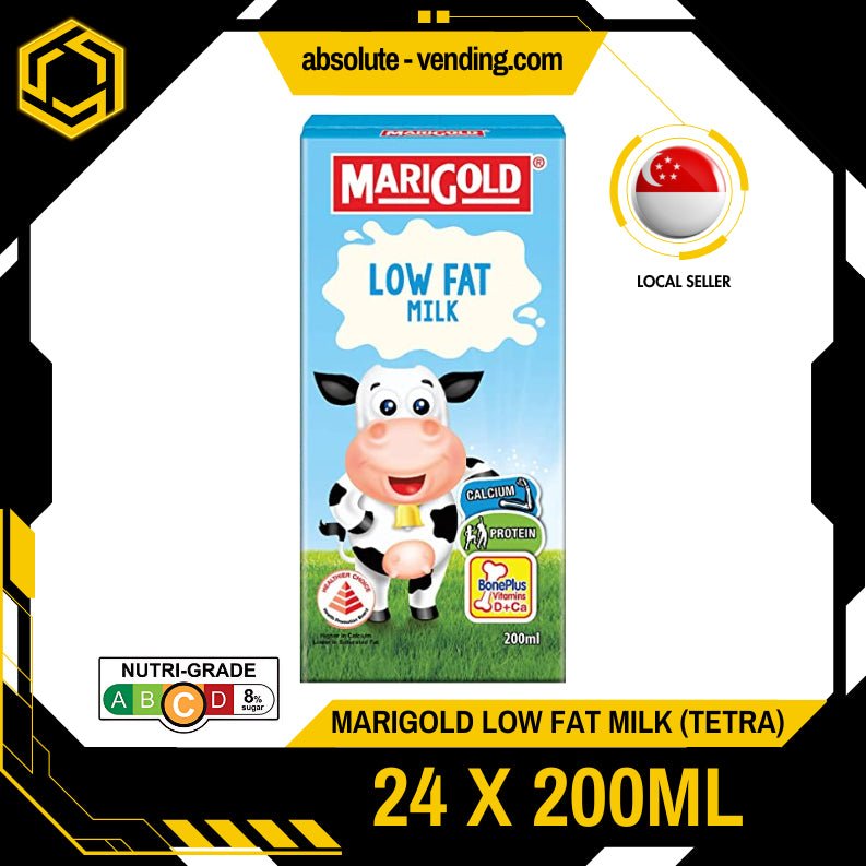MARIGOLD UHT Low Fat Milk 200ML X 24 (TETRA) - ABSOLUTE MARTMARIGOLD UHT Low Fat Milk 200ML X 24 (TETRA)