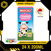 MARIGOLD UHT Strawberry Milk 200ML X 24 (TETRA) - ABSOLUTE MARTMARIGOLD UHT Strawberry Milk 200ML X 24 (TETRA)